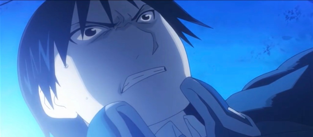 Roy forced to perform Human Transmutation